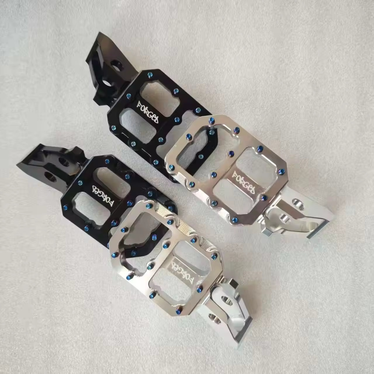 Sur-Ron Ultra Bee Super-Wide Footpegs | CNC E-Moto Foot Pegs