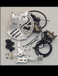 Ultra bee brake foot brake and handbrake dual caliper mount